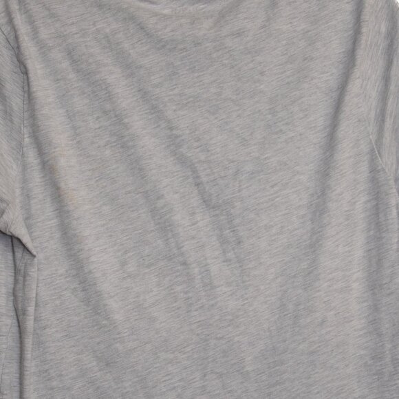 Hurley Mens Gray Short Sleeve T-Shirt With Green Logo Design M - Picture 8 of 10